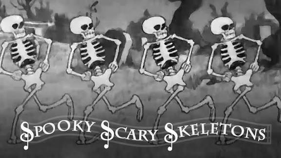 Spooky Scary Skeletons header image.